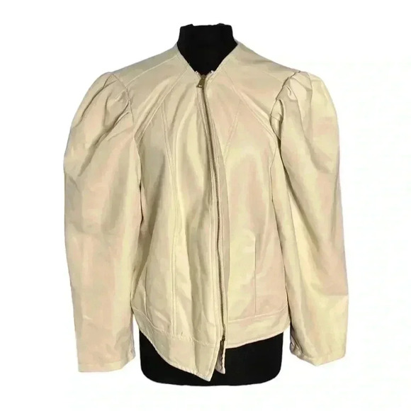 New Look Faux Vegan Leather Zipper Front Fully Lined Jacket NWOT Size 3X - Picture 1 of 7